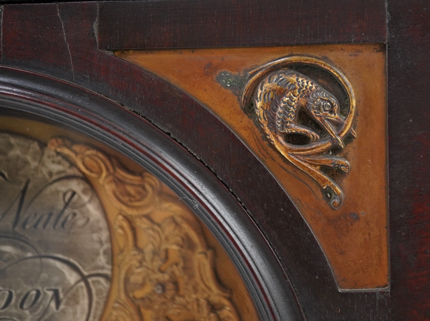 A George III mahogany bracket timepiece by John Neale, London